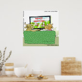 Poster de dessin animé de Cow TV (Cuisine)