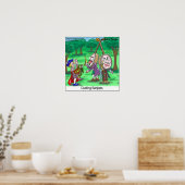 Poster de dessin animé de Dueling Banjoes par Rick (Cuisine)