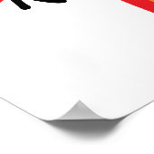 Poster de dessin animé du guerrier du rein (Coin)