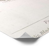 Poster de dessin botanique de grenade (Coin)