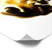 Poster de dessin Brown Cheval Jaune (Coin)