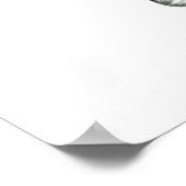 Poster de dessin de truite arc-en-ciel (Coin)