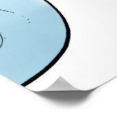 Poster de dessin drôle Duck Aviation (Coin)