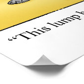 Poster de dessin drôle "Foggy Bottom" (Coin)