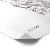 Poster de dessin en graphite Winged Victory (Coin)