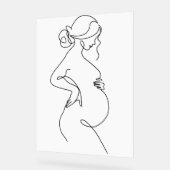 Poster de dessin minimaliste Abstrait (Angle)