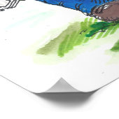 Poster de dessin politique du roi Christie Funny (Coin)