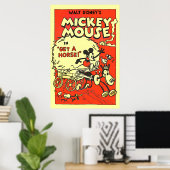 Poster de dessin vintage (Bureau à domicile)