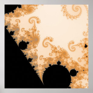 Poster de détails d'or sans fin