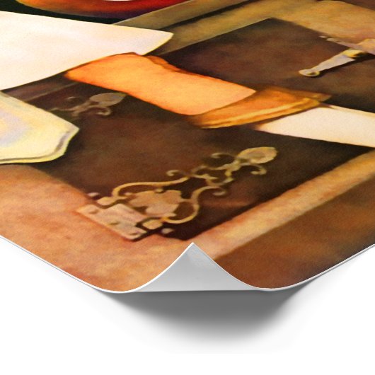 Poster de deux pâtisseries (Coin)