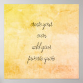 poster de devis ajouter votre propre typographie d (Devant)