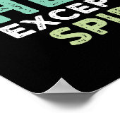 Poster de devis amusant inspirant et motivant (Coin)