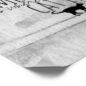 poster de devis de chat aquarelle design (Coin)