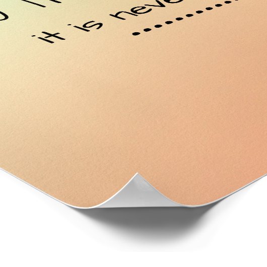 poster de devis de motivation aller le mille suppl (Coin)