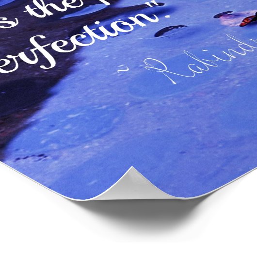 Poster de devis inspirant de persévérance (Coin)