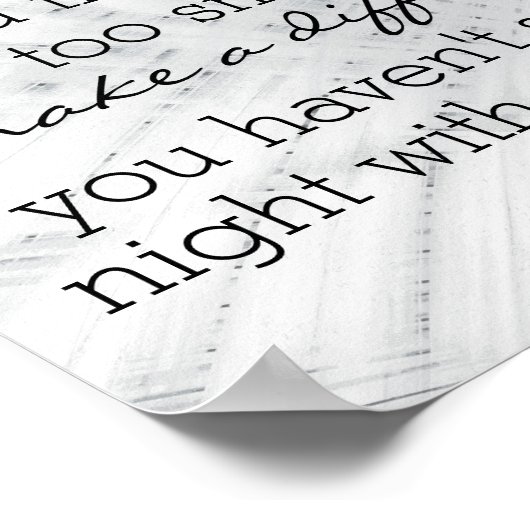 poster de devis inspirant faire la différence (Coin)