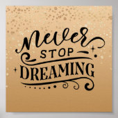 Poster de devis Inspirationnel Specké Or (Devant)