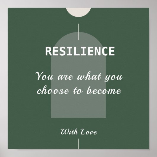 Poster de devis motivant (Devant)