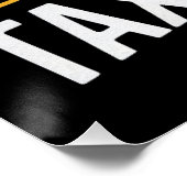 Poster de devis motivationnel amusant, Argent Powe (Coin)