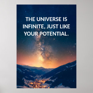 Poster de devis motivationnel potentiel
