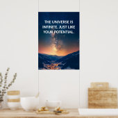 Poster de devis motivationnel potentiel (Cuisine)