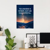 Poster de devis motivationnel potentiel (Bureau à domicile)