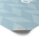 Poster de devis personnalisé, chevron de zigzag (Coin)