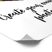 Poster de devis personnalisé de photo de coeur (Coin)