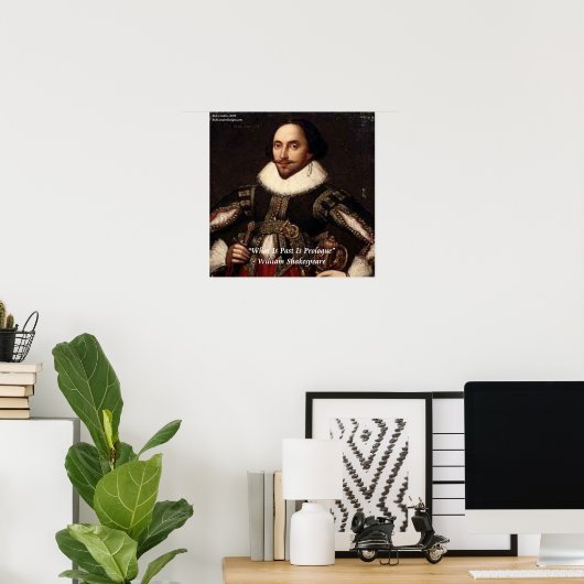 Poster de devis Shakespeare & "Past/Prologue" (Bureau à domicile)