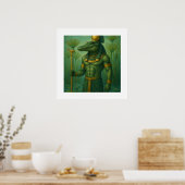 Poster de Dieu Crocodile Sobek | L'art des mythes  (Cuisine)