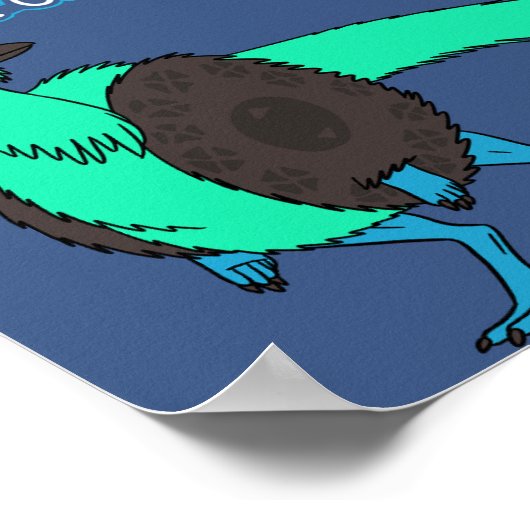 Poster de dinosaure - Orodromeus (Coin)