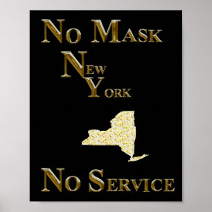 POSTER DE DISTANCEMENT SOCIAL DE NEW YORK