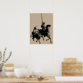 Poster de Don Quichotte et Sancho Panza (Cuisine)