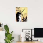 Poster de Don Quijote y los molinos (Bureau à domicile)