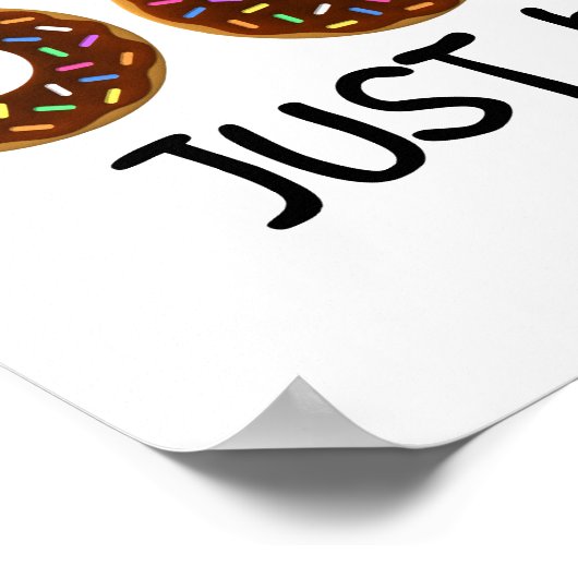 Poster de Donuts et Exercice Funny (Coin)