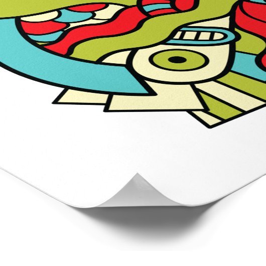 Poster de Doodle Hipster Fun (Coin)