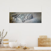 Poster De doux rêves d'un Shorthair britannique (Cuisine)