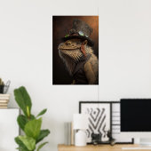 Poster de dragon à bille de vapeur (Bureau à domicile)
