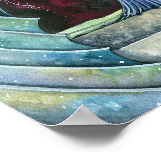 Poster de dragon et de fée Imprimer par Molly Harr (Coin)