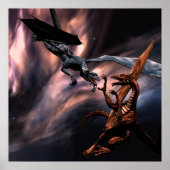 Poster de dragons de combat (Devant)