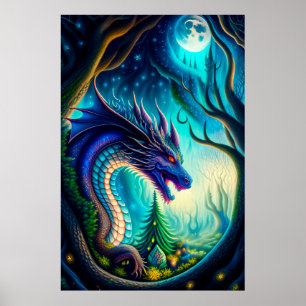 Poster de dragons mythiques