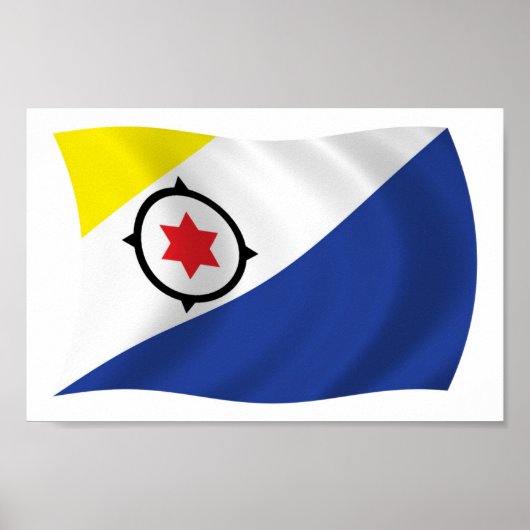 Poster de drapeau Bonaire Imprimer (Devant)