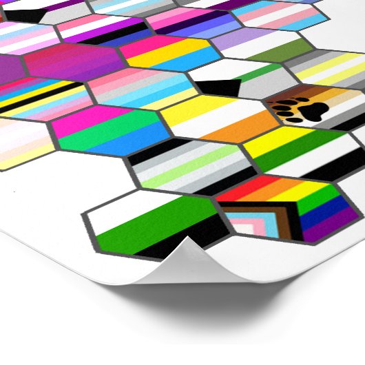 Poster de drapeau LGBT Pride (Coin)