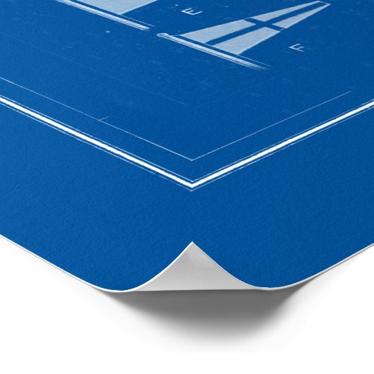 Poster de drapeau nautique (Coin)