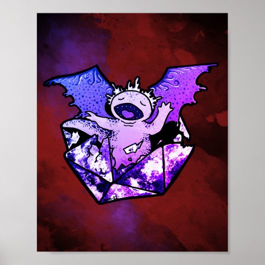Poster de Draxolotyl Hatchling (Devant)