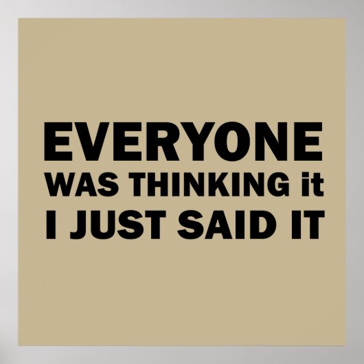 Poster de drôles sarcastiques (Devant)