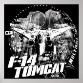 Poster de F-14 Tomcat (Devant)