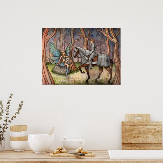 Poster de Fairy and Knight par Molly Harrison (Cuisine)