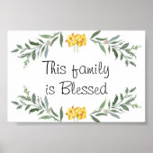 Poster de famille béni (Devant)