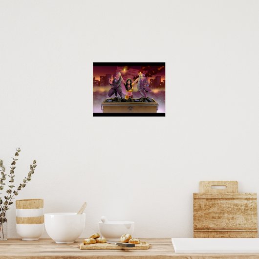 Poster de Fauci et Biden Bin (Cuisine)